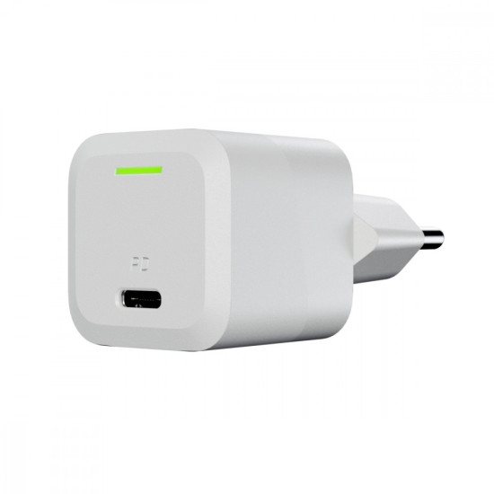  Ładowarka GC PowerGaN 33W PD 3.0 QC 3.0 USB-C biała 
