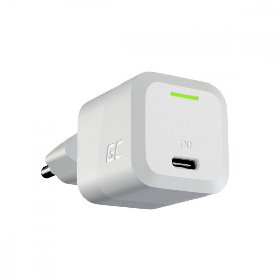  Ładowarka GC PowerGaN 33W PD 3.0 QC 3.0 USB-C biała 