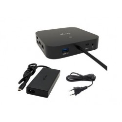 Stacja dokująca USB-C HDMI Dual DP Docking Station Power Delivery 100 W + i-tec Universal Charger 100 W 