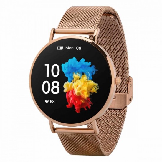 Smartwatch Verona Złoty stalowy 