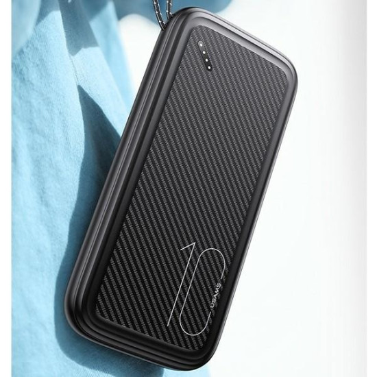 Powerbank PB56 10000mAh 2xUSB czarny 