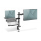Uchwyt biurkowy na monitor z uchwytem na notebooka 1xLCD 32