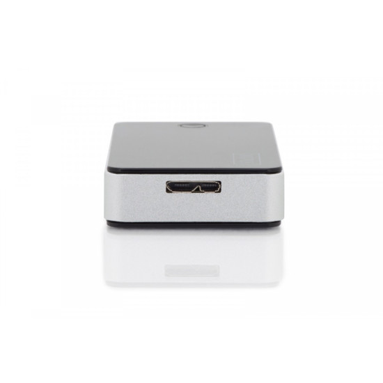 Czytnik kart 5-portowy USB 3.0 SuperSpeed, All-in-one, Czarno-srebrny