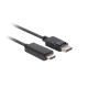 Kabel DisplayPort (M) V1.1 -> HDMI (M) 1m czarny 