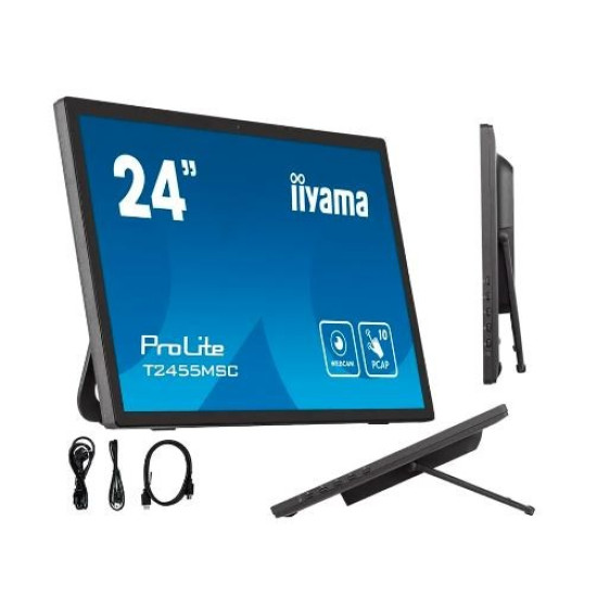 Monitor dotykowy 24 cale T2455MSC-B1 POJ.10PKT.IPS,HDMI,DP,USB3.0,CAM,MIC 