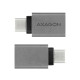 RUCM-AFA Redukcja, USB 3.1 Type-C męska -> Type-A żeńska ALU