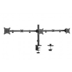 Ramię dla trzech monitorów biurkowe  (regulowane), 17 cali- 27 cali, do 7kg