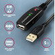 Kabel ADR-205 USB 2.0 A-M -> A-F aktywny kabel przedłużacz/wzmacniacz 5m