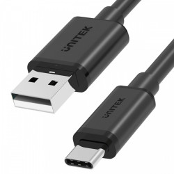 Kabel USB-C - USB-A 2.0; 1.5m; M/M; C14067BK 
