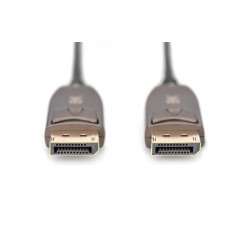 Kabel połączeniowy hybrydowy AOC DisplayPort 1.4 8K/60Hz UHD DP/DP M/M 15m Czarny