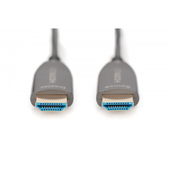 Kabel połączeniowy hybrydowy AOC HDMI 2.1 Ultra High Speed 8K/60Hz UHD HDMI A/HDMI A M/M 30m Czarny