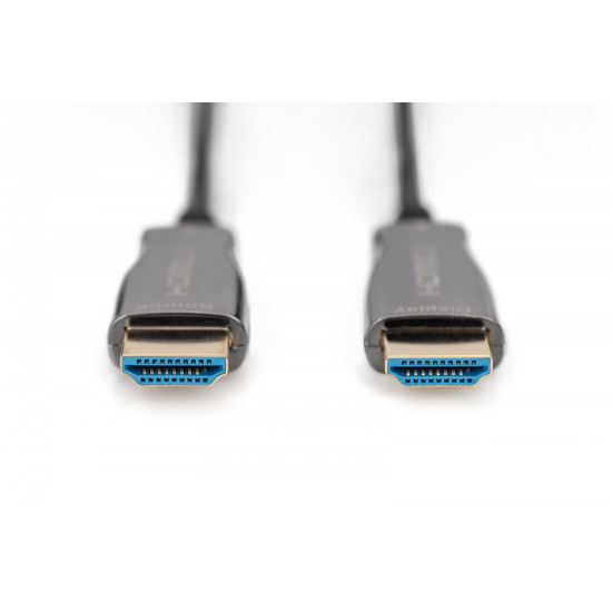 Kabel połączeniowy hybrydowy AOC HDMI 2.0 Premium HighSpeed 4K/60Hz UHD HDMI A/HDMI A M/M czarny 15m