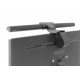 Lampka LED do monitora z mocowaniem zaciskowym, 5W, 250lm Czarna
