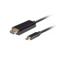 Kabel USB-C(M)->HDMI(M) 4K 60HZ czarny 
