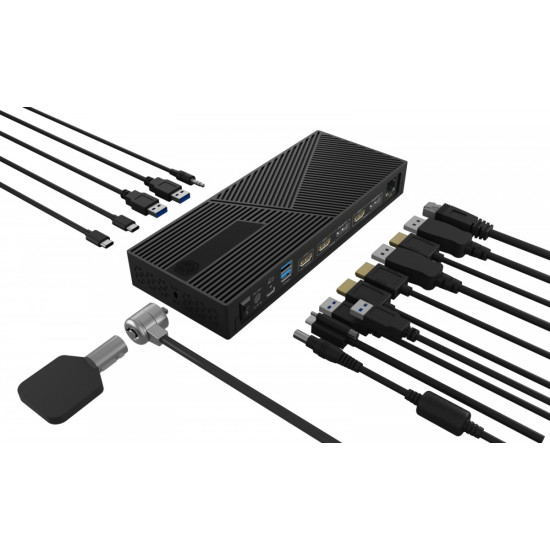 Stacja dokująca IB-DK2246-C 11in1,HDMI,DP,LAN,TYPE-C 