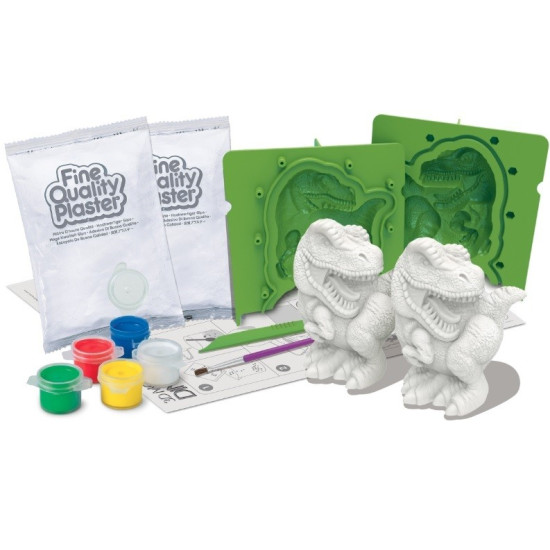 Zestaw kreatywny Odlewy gipsowe - Dinozaury