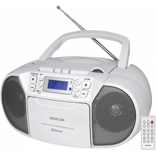 Radiomagnetofon z CD SPT 3907W MP3, USB, Bluetooth 