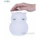 Lampka silikonowa nocna MM013 Sówka z pilotem