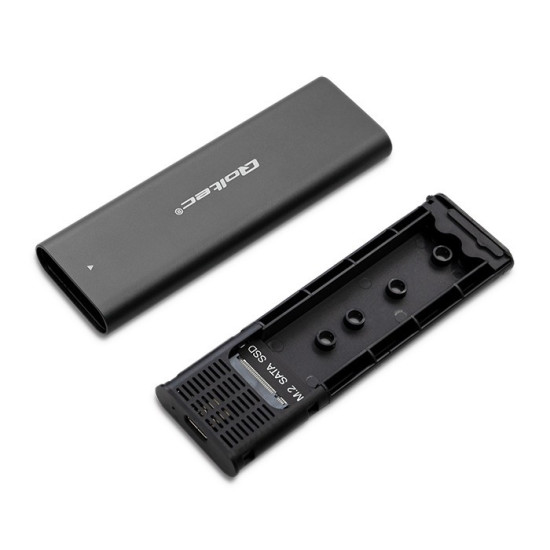 Obudowa | kieszeń do dysków M.2 SATA SSD | NGFF | USB typ C 