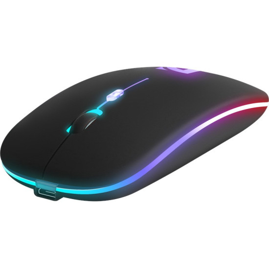 Mysz bezprzewodowa silent click TOUCH MM-997 akumulator 800/1200/1600 DPI Czarna 