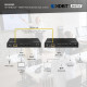 Przedłużacz/Extender HDMI 4K 60Hz 150m po skrętce Cat.6A/7/8 HDBaseT HDCP2.2 IR EDID PoC, zestaw 