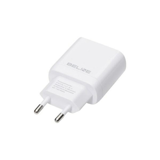 Ładowarka sieciowa 25W USB-C PD 3.0 bez kabla, biała
