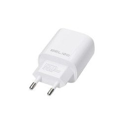 Ładowarka sieciowa 30W USB-C + USB-A, biała
