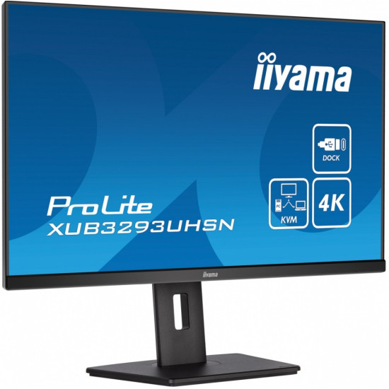 Monitor ProLite XUB3293UHSN 31.5 cala XUB3293UHSN-B5 IPS,4K,USB-C DOCK,KVM,SLIM,2x3W,RJ45 