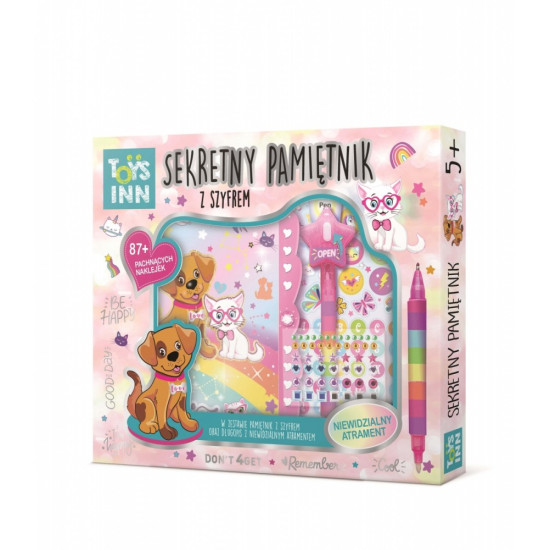 Pamiętnik Secret Message Zwierzęta 