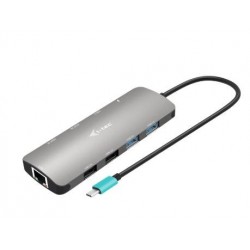Stacja dokująca USB-C Metal Nano 2x HDMI Display + Power Delivery 100W 