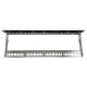 Patch panel 24 porty 1U modularny 