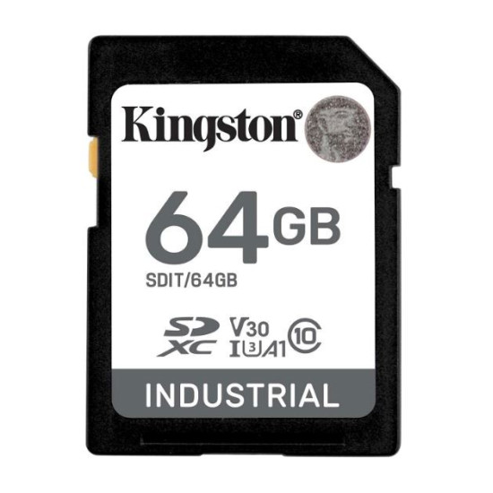 Karta microSD 64GB CL10 UHS-I Industrial 