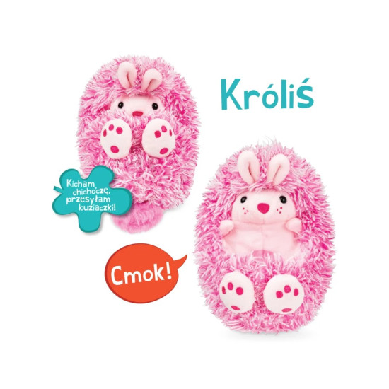 Maskotka interaktywna Kulisie Różowy Królik