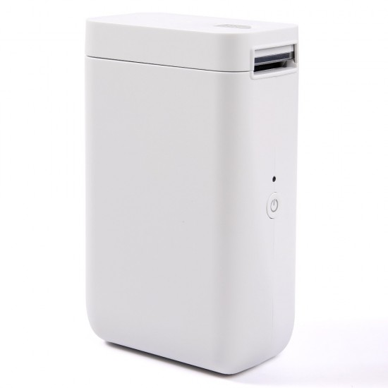 D101 mobilna drukarka termiczna do etykiet biała