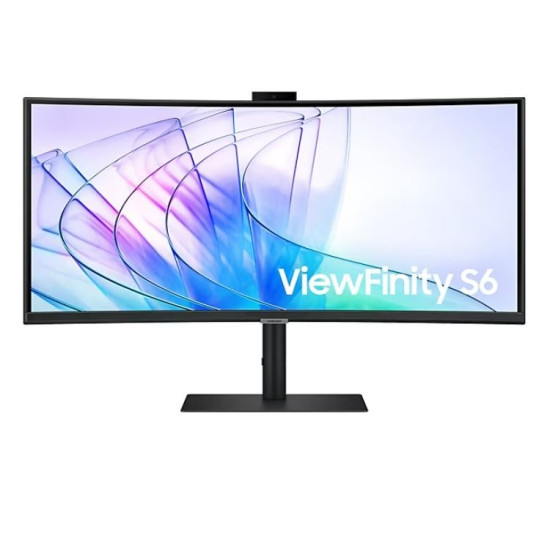 Monitor 34 cale LS34C652VAUXEN VA 3440x1440 UWQHD 21:9 1xHDMI 1xDP 1xUSB-C (90W) 2xUSB 3.0 LAN (RJ45) 5ms HAS Webcam głośniki zakrzywiony 3yrs on-site