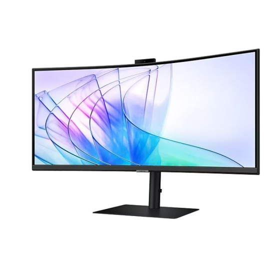 Monitor 34 cale LS34C652VAUXEN VA 3440x1440 UWQHD 21:9 1xHDMI 1xDP 1xUSB-C (90W) 2xUSB 3.0 LAN (RJ45) 5ms HAS Webcam głośniki zakrzywiony 3yrs on-site