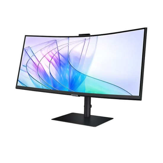 Monitor 34 cale LS34C652VAUXEN VA 3440x1440 UWQHD 21:9 1xHDMI 1xDP 1xUSB-C (90W) 2xUSB 3.0 LAN (RJ45) 5ms HAS Webcam głośniki zakrzywiony 3yrs on-site