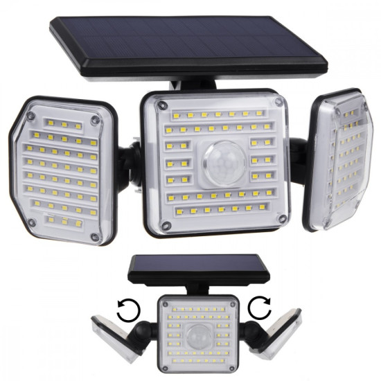 Solarna lampa LED z czujnikiem MCE615 
