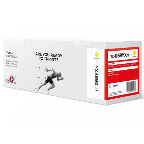 Toner do Canon MF752 CRG069H TC-069YXN Żółty 100% nowy 