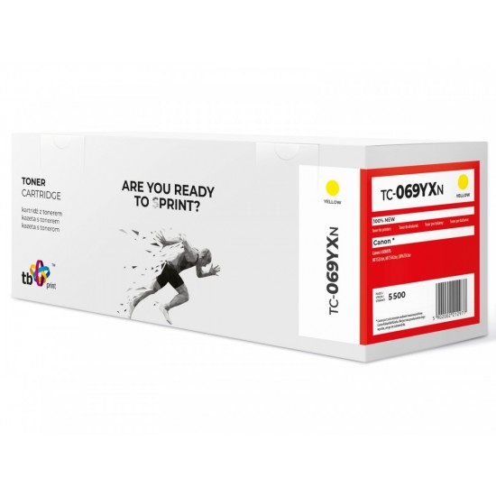 Toner do Canon MF752 CRG069H TC-069YXN Żółty 100% nowy 