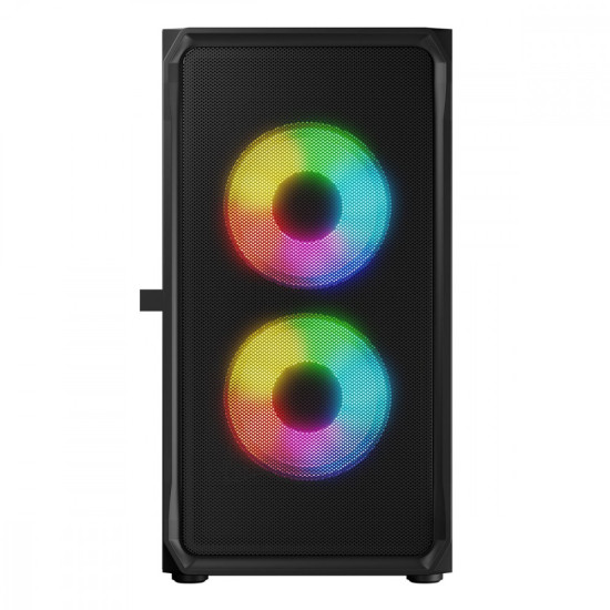 Obudowa Komputerowa Logic Portos ARGB Mini USB 3.0 Czarna 