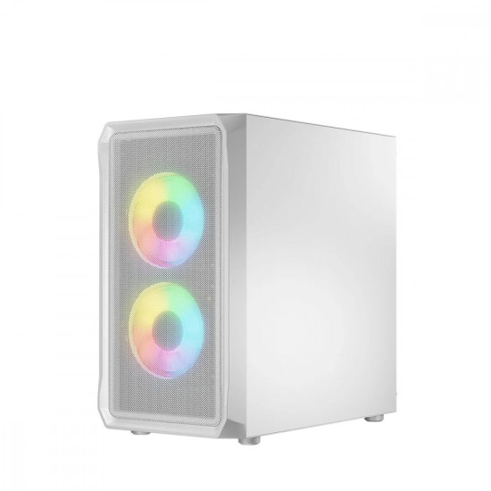 Obudowa Komputerowa Logic Portos ARGB Mini USB 3.0 Biała 