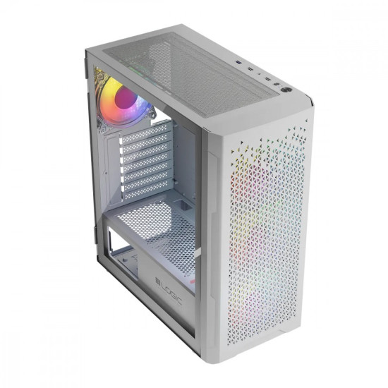 Obudowa Komputerowa Logic Aramis ARGB Midi USB 3.0 Biała 