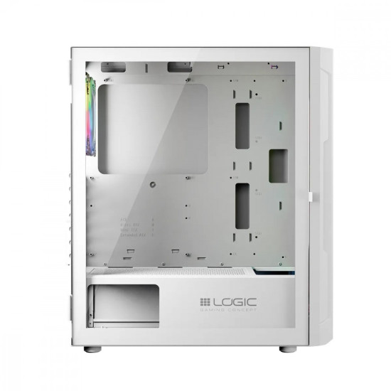 Obudowa Komputerowa Logic Aramis ARGB Midi USB 3.0 Biała 