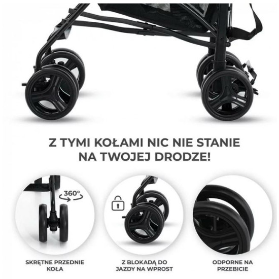 Wózek spacerowy TIK STONE GREY