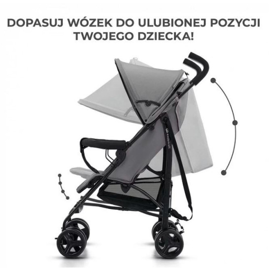 Wózek spacerowy TIK STONE GREY