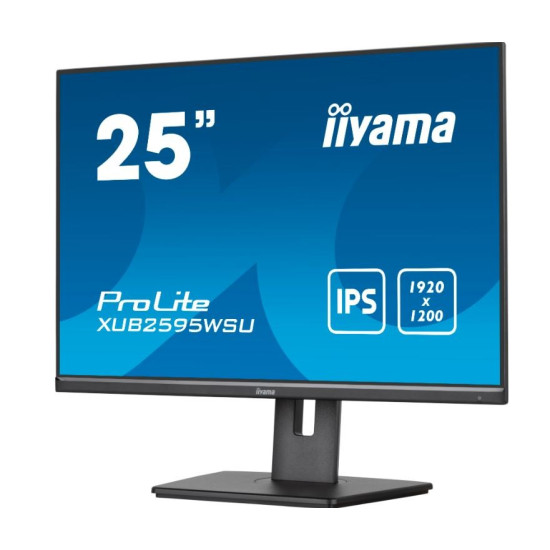 Monitor 25 cali XUB2595WSU-B5 IPS.PIVOT.16:10.USB.DP.HDMI.VGA.2x2W.  300(cd/m2).HAS(150mm) 