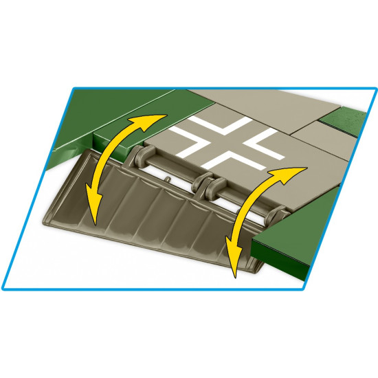 Klocki Messerschmitt Me262 A-1a 