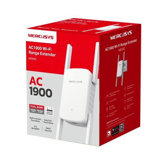 Mercusys ME50G Repeater  WiFi AC1900 