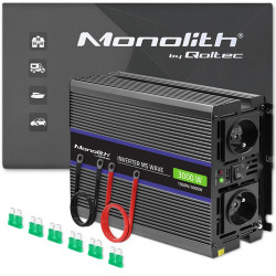 Przetwornica napięcia Monolith 3000 MS Wave | 12V na 230V |      1500/3000W | USB 